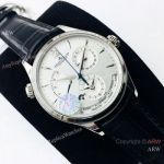 ZF Factory Swiss Copy Jaeger-leCoultre Master Geographic Silver Dial Watch Q1428421